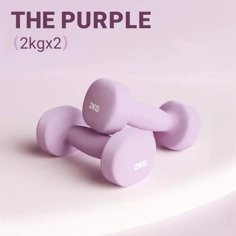 Women Dumbbells for Home Fitness –Colorful Strength super Equipment