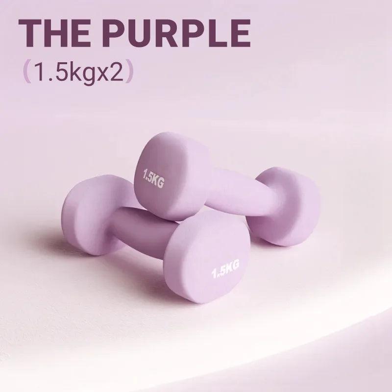 Women Dumbbells for Home Fitness –Colorful Strength super Equipment