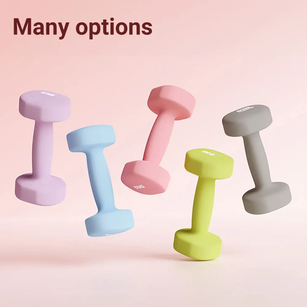 Women Dumbbells for Home Fitness –Colorful Strength super Equipment