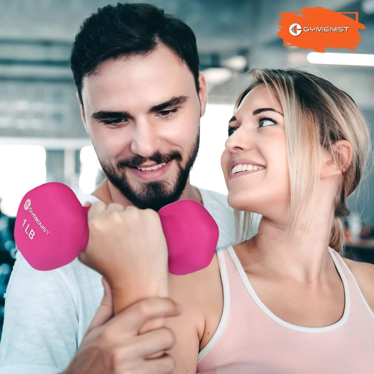 Neoprene Dumbbells Pair of Non-Slip Grip Set of 2 Hand Weights fitness