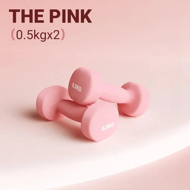 Women Dumbbells for Home Fitness –Colorful Strength super Equipment