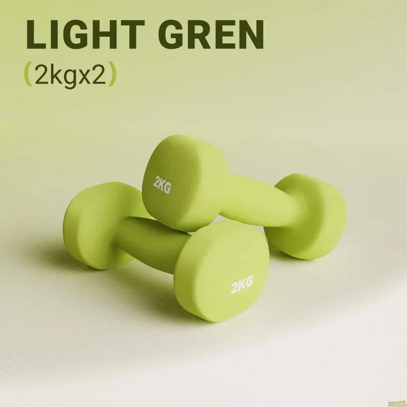 Women Dumbbells for Home Fitness –Colorful Strength super Equipment