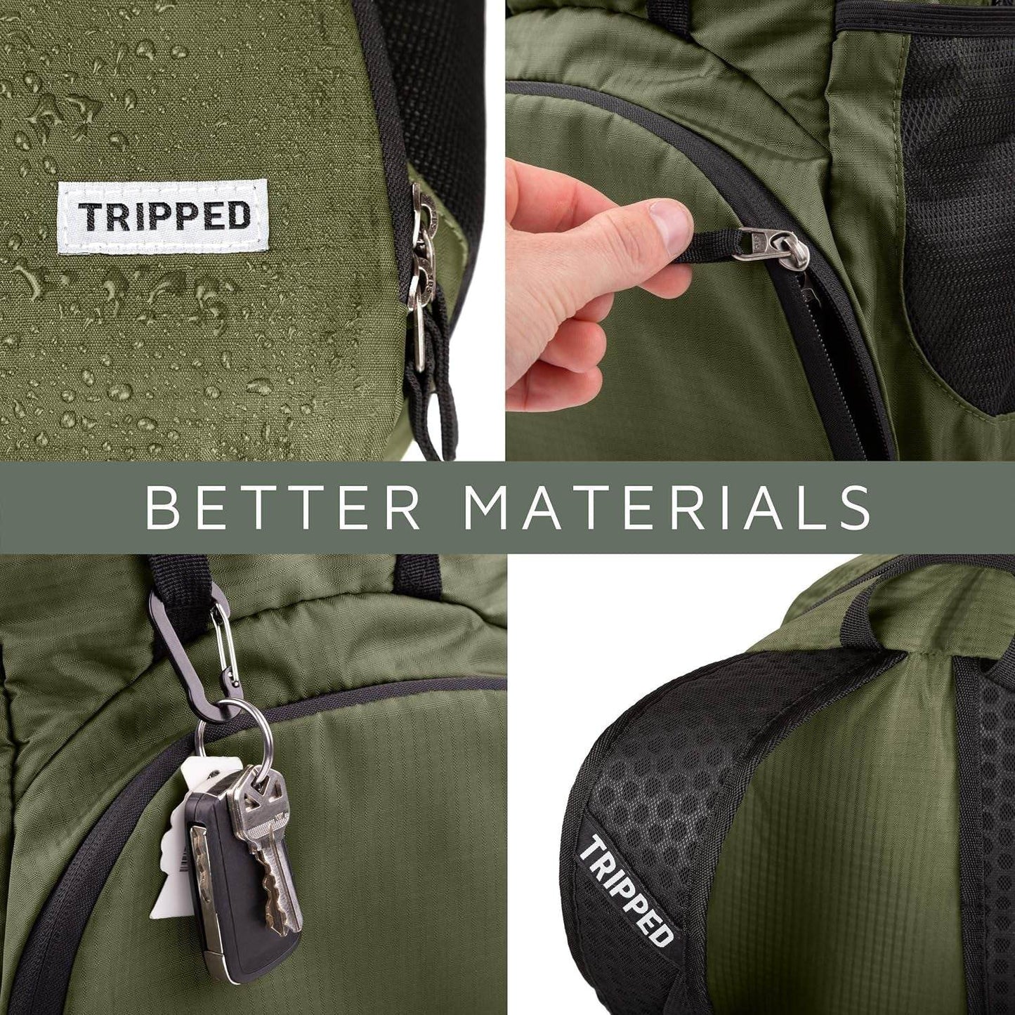 Foldable Travel Backpack Lightweight 35L – Collapsible & Compact