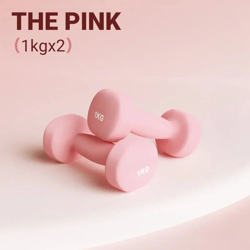 Women Dumbbells for Home Fitness –Colorful Strength super Equipment