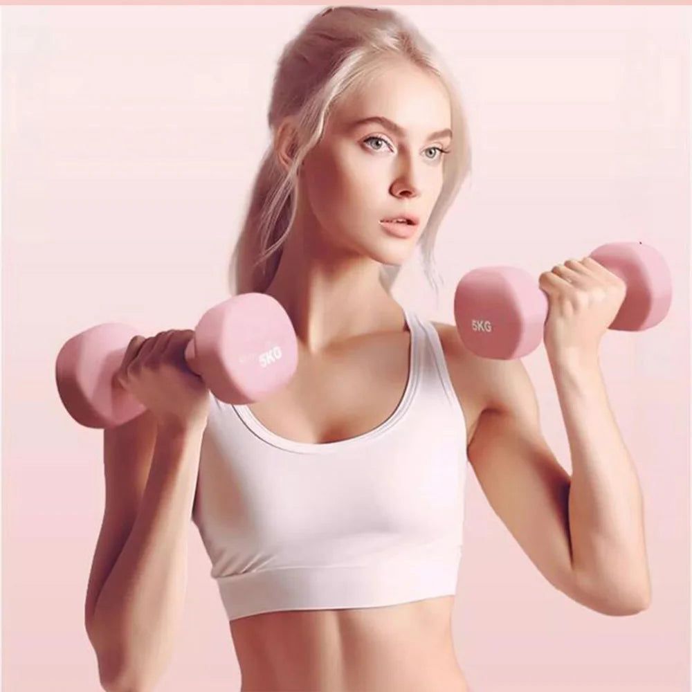 Women Dumbbells for Home Fitness –Colorful Strength super Equipment
