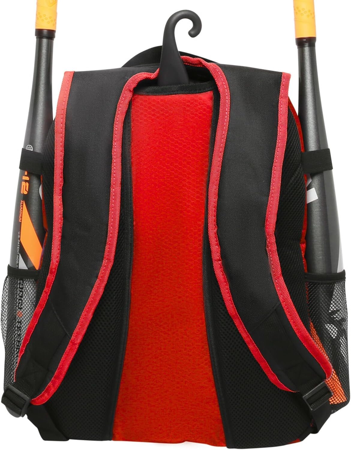 Youth Baseball Bag - Bat Backpack for Baseball, T-Ball & Softball Equipment & Gear | Holds Bat, Helmet, Glove | Fence Hook