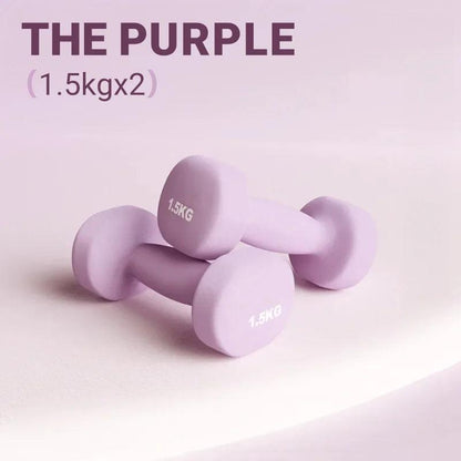 Women Dumbbells for Home Fitness –Colorful Strength super Equipment