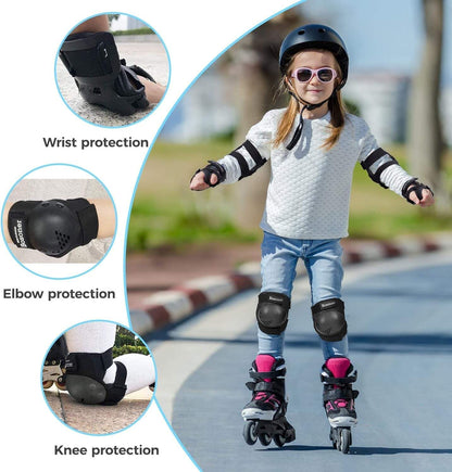 kids knee and elbow pads, for biking, Skating, Biking, Scooter Sports.