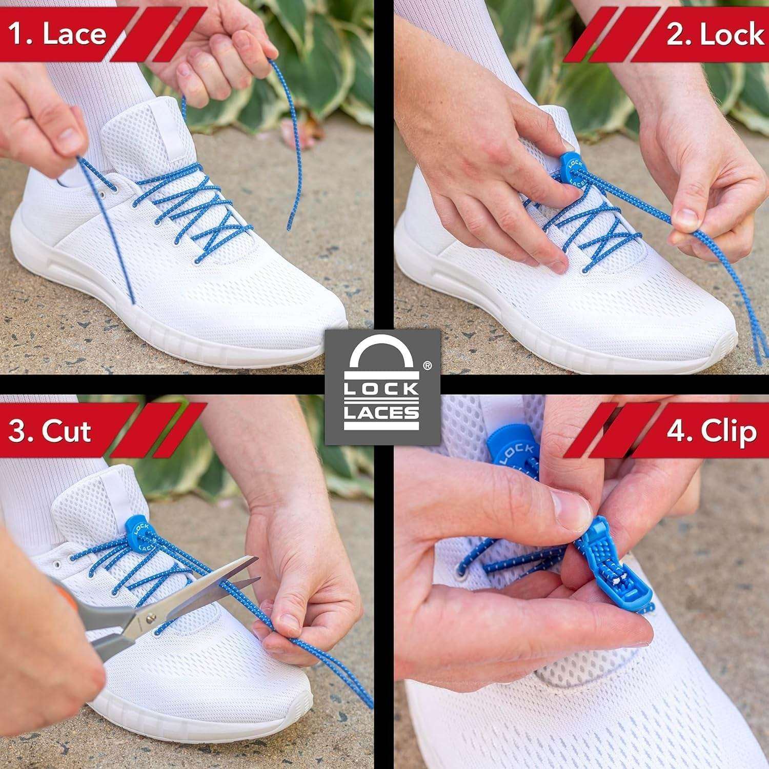 - Elastic No Tie Shoelaces 1 Size Fits All for Kids Adults Tieless Shoe Laces Tennis Shoes Sneakers