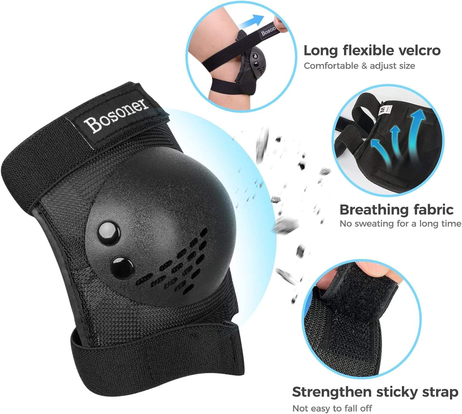 kids knee and elbow pads, for biking, Skating, Biking, Scooter Sports.
