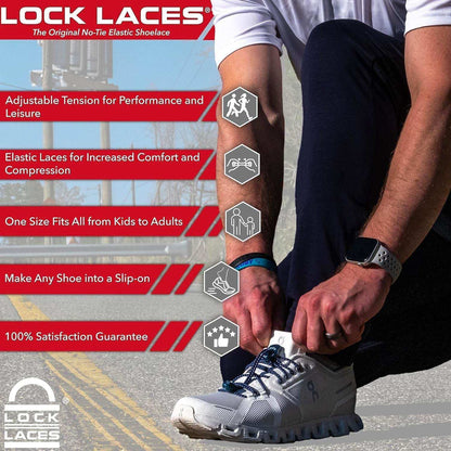 - Elastic No Tie Shoelaces 1 Size Fits All for Kids Adults Tieless Shoe Laces Tennis Shoes Sneakers