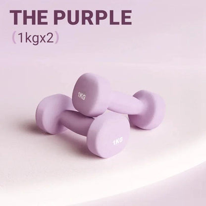 Women Dumbbells for Home Fitness –Colorful Strength super Equipment